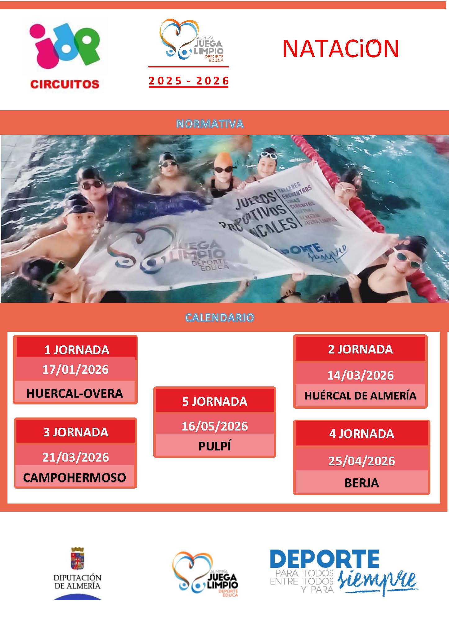 Circuito de Promoción de Natación. Pulpí 16-05-26